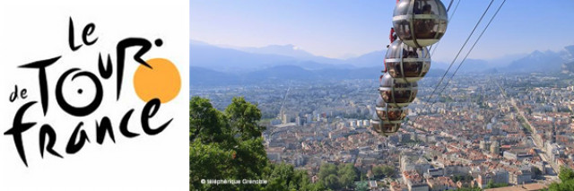 Tour de France : 19 juillet, 177km de Grenoble à Risoul. Découverte de Grenoble