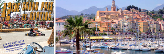 A fond le karting, ça chauffe à Menton !