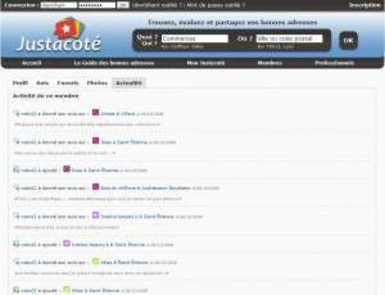 Encore des nouveautés sur Justacoté !