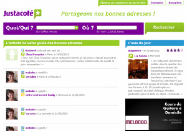 Découvrez votre nouveau guide Justacoté !