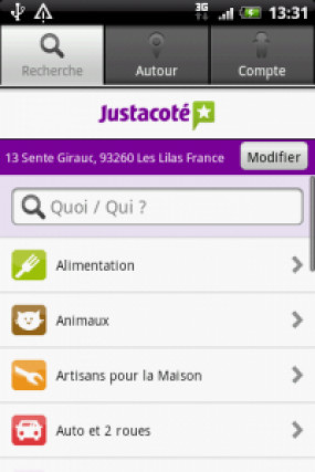 Découvrez l'application Justacoté pour Androïd !