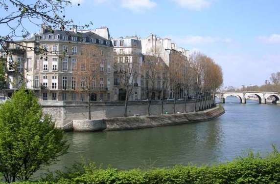 L'île Saint Louis à Paris