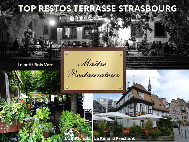 Top restos terrasse Strasbourg