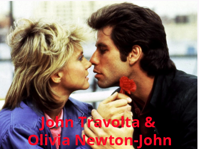 Le baiser de John Travolta & Olivia Newton-John - 640 x 480