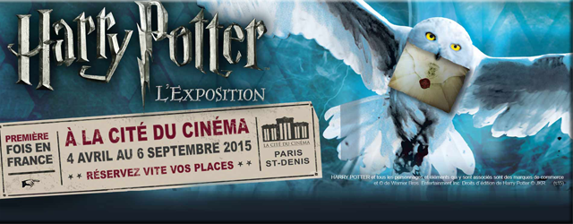 Expo Harry Potter Paris 2015 - 640 x 250