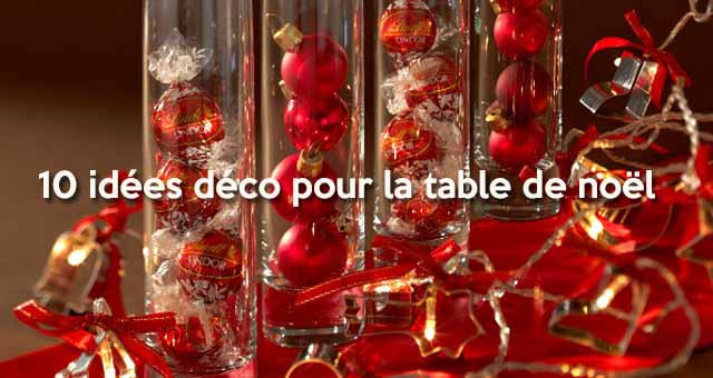 10 idées de déco pour la table de Noël