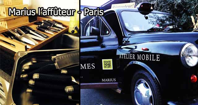 Job insolite : Marius l'affûteur ambulant de Paris