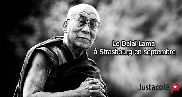 Le Dalaï Lama à Strasbourg en septembre