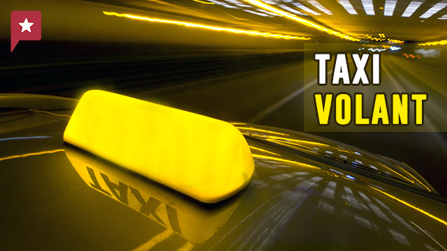Un taxi qui vole à Paris