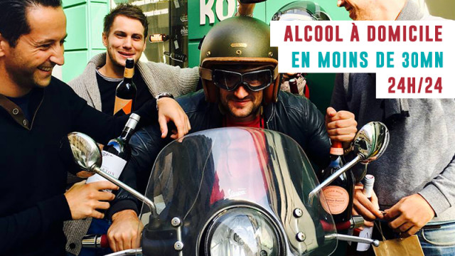 Faites vous livrer de l'alcool à domicile jour et nuit avec Kol