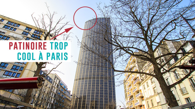 Une patinoire à plus de 200 mètres d'altitude à Paris