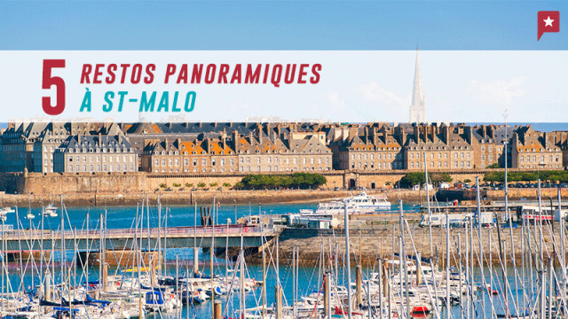 5 restos panoramiques à Saint-Malo